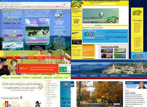 Overloaded Website design 