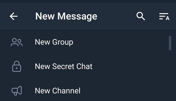 Telegram app features