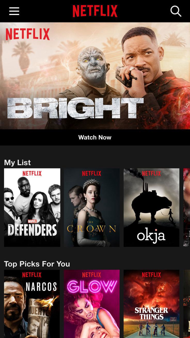 Netflix UI